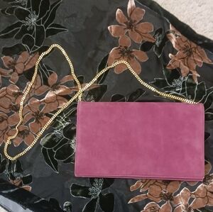 Marina Rinaldi - suede purse/clutch